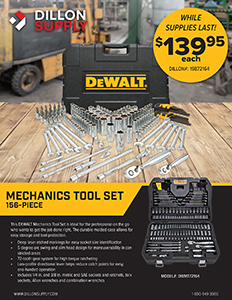 Dewalt 156 piece mechanics tool set